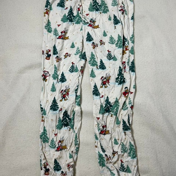 Disney Parks CHRISTMAS 2022 Mickey‎ Mouse Friends HOLIDAY Pajama Pants Medium M - Picture 2 of 4